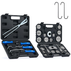Orion Motor Tech open cases showing the full 32-piece brake tool kit for easy identification
