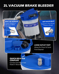 Orion Motor Tech 1L refill bottle gravity-feed shown mounted, prevents air entry benefit