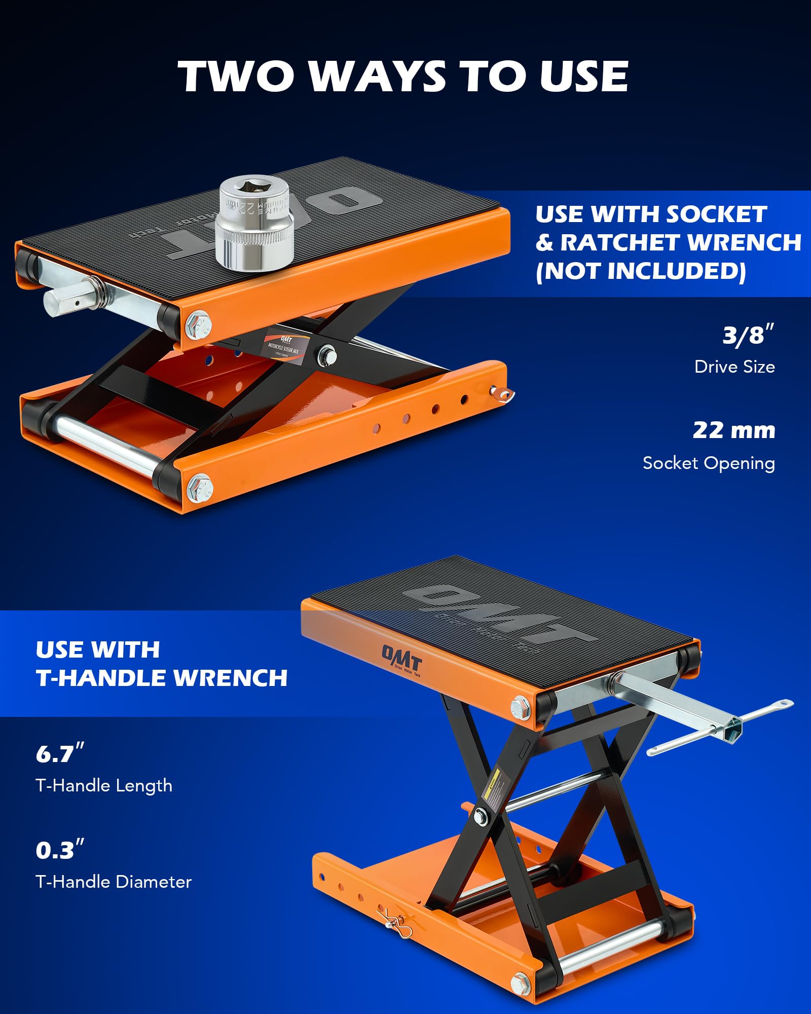 Orion Motor Tech beside a bicycle for scale demonstrating compact footprint