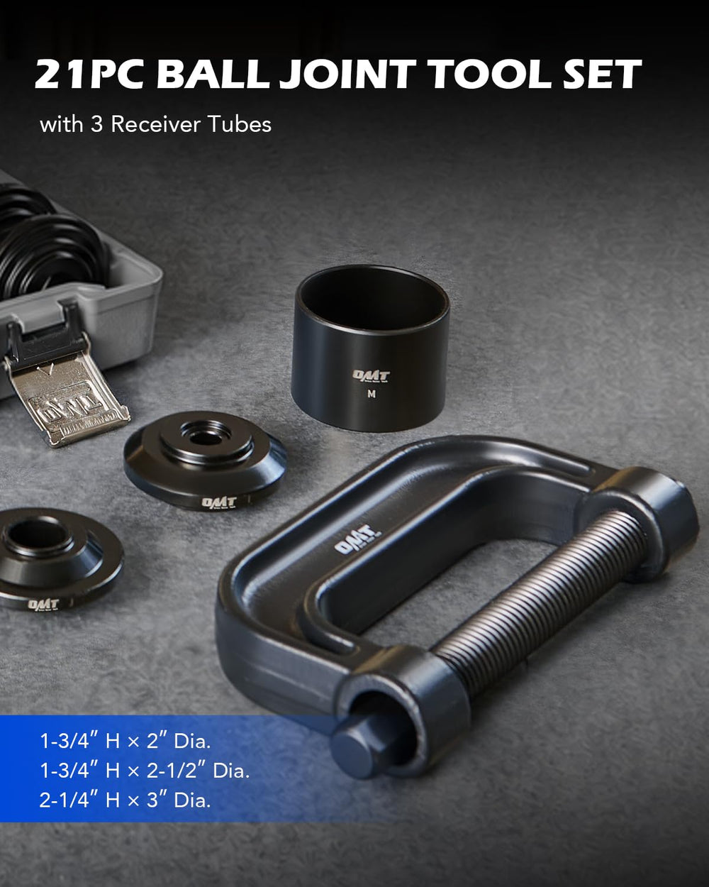 Orion Motor Tech scale comparison with hands showing compact case for easy transport