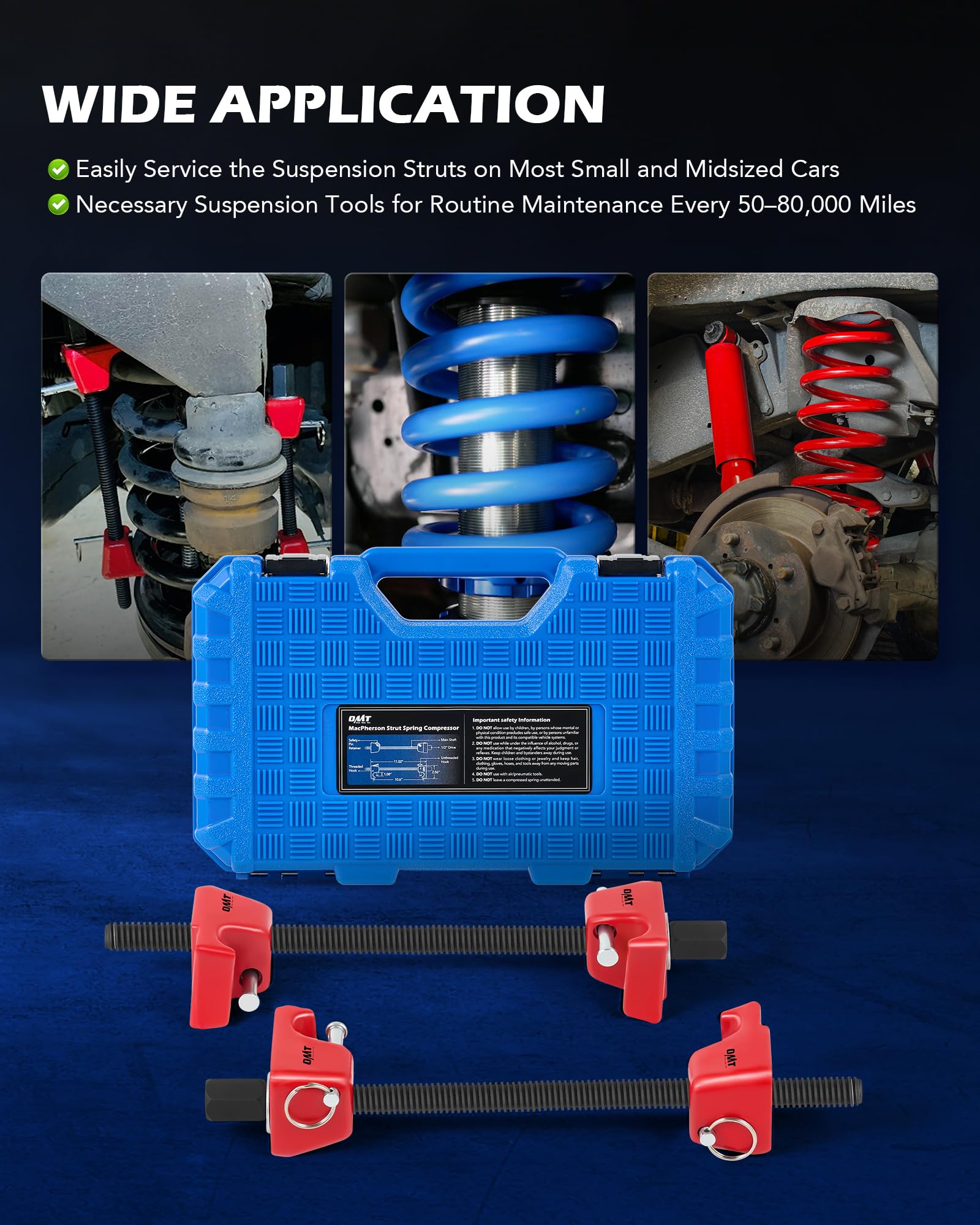 Orion Motor Tech tool next to ruler illustrating 10.5-inch range and sizing advantage