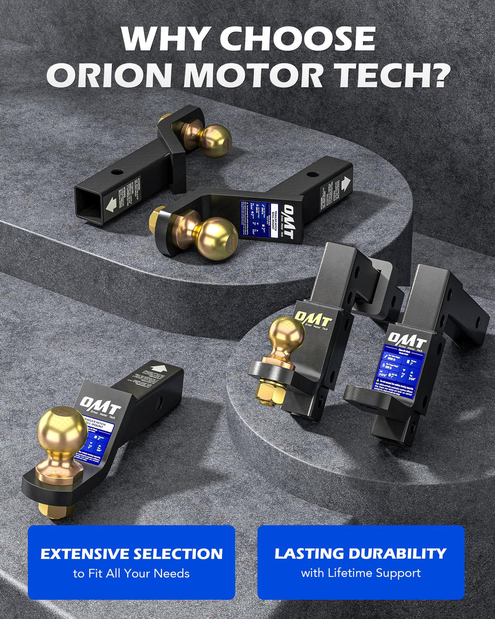 Orion Motor Tech next to ruler for scale showing compact, heavy-duty construction