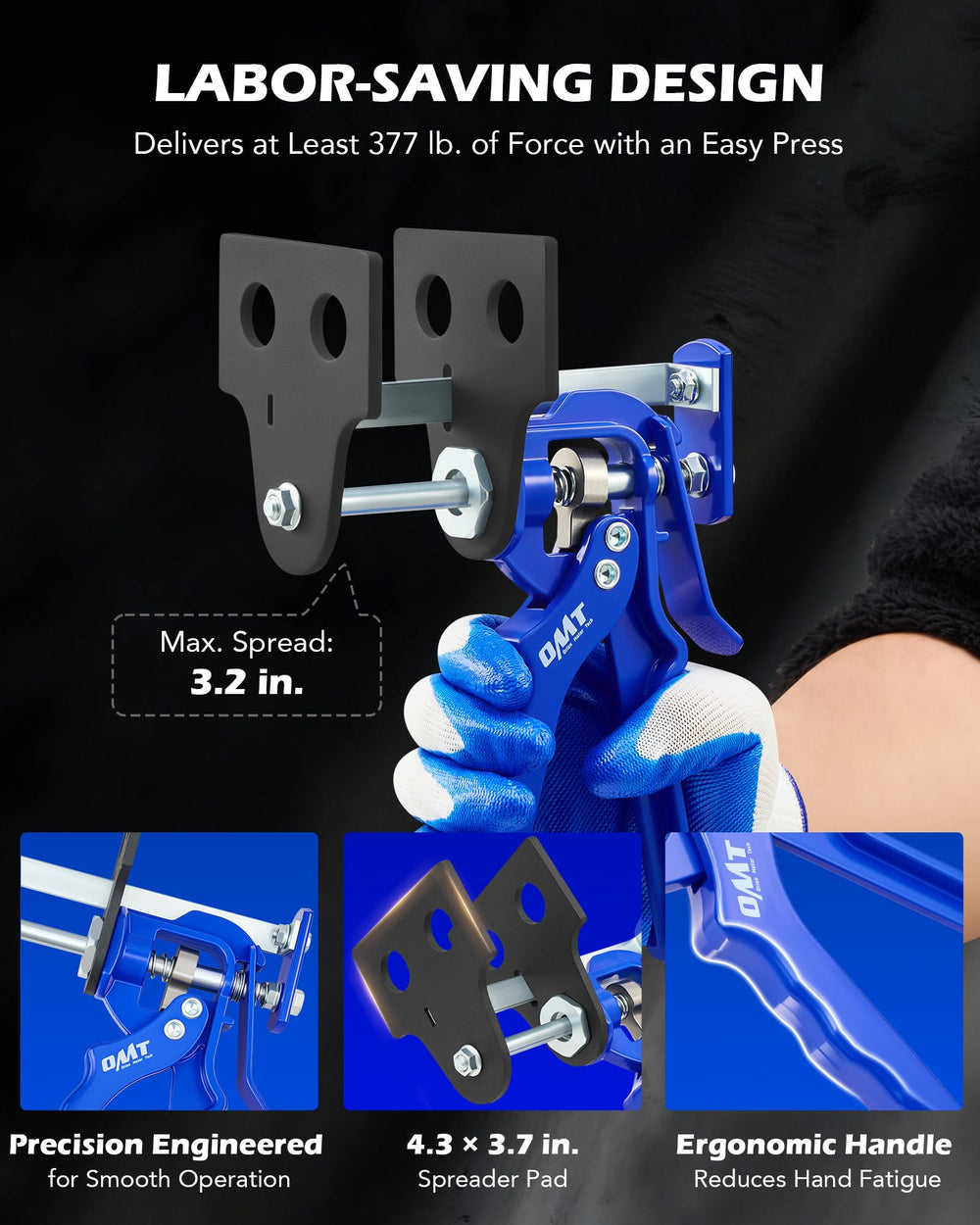 Orion Motor Tech tool next to ruler showing compact size for easy storage