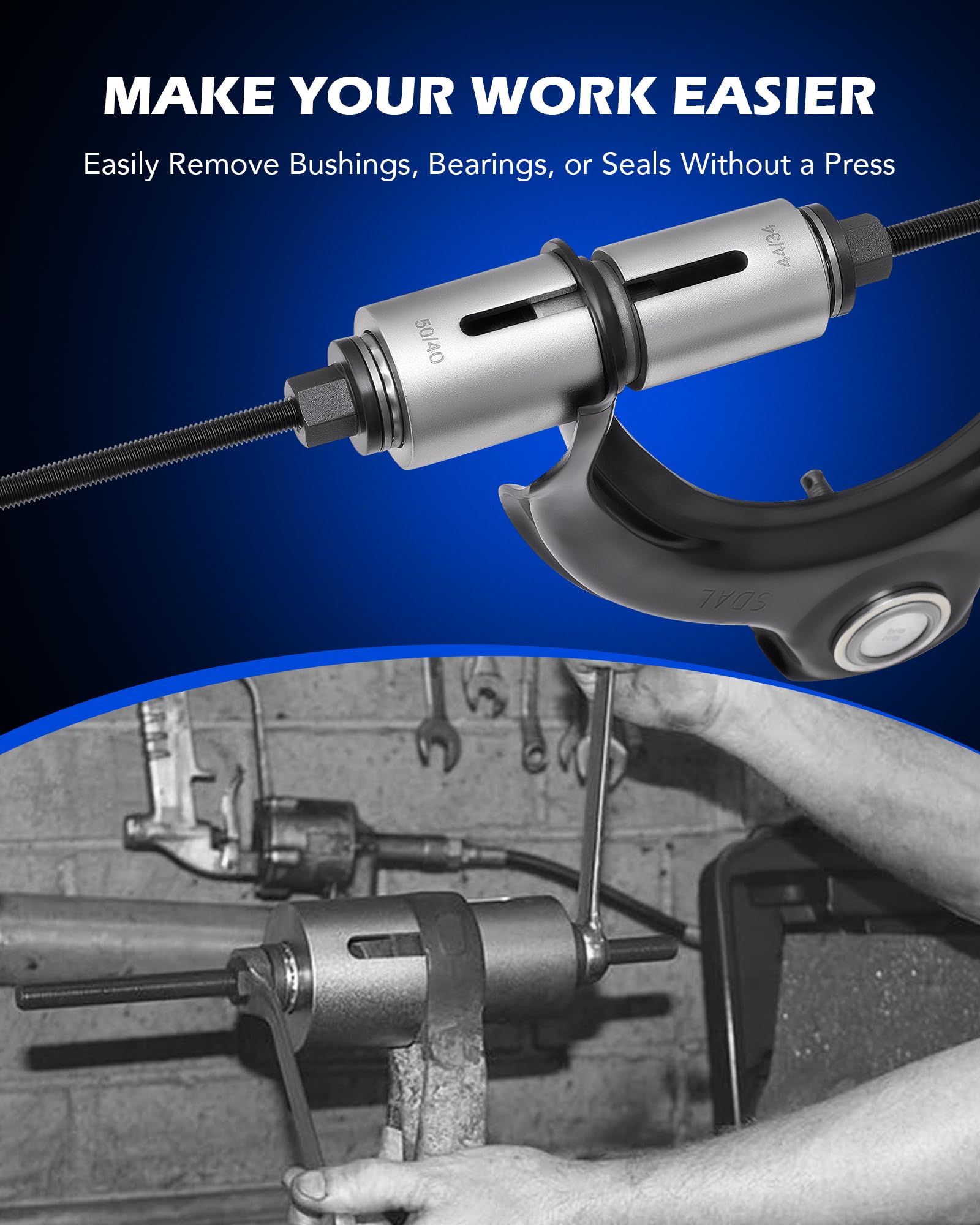 Orion Motor Tech sleeves layout displaying range of diameters for versatility