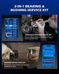 Orion Motor Tech slide hammer and puller assembled demonstrating controlled bearing extraction