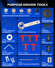 Orion Motor Tech sliding spacers close-up illustrating precise cam indexing fit