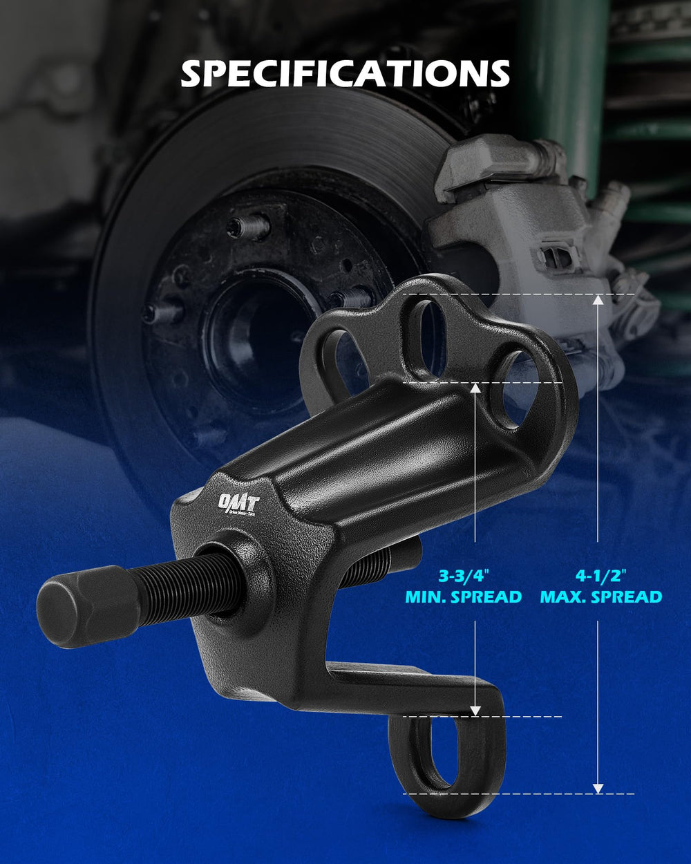 Orion Motor Tech socket and fasten lug nut detail aiding quick, accurate installation