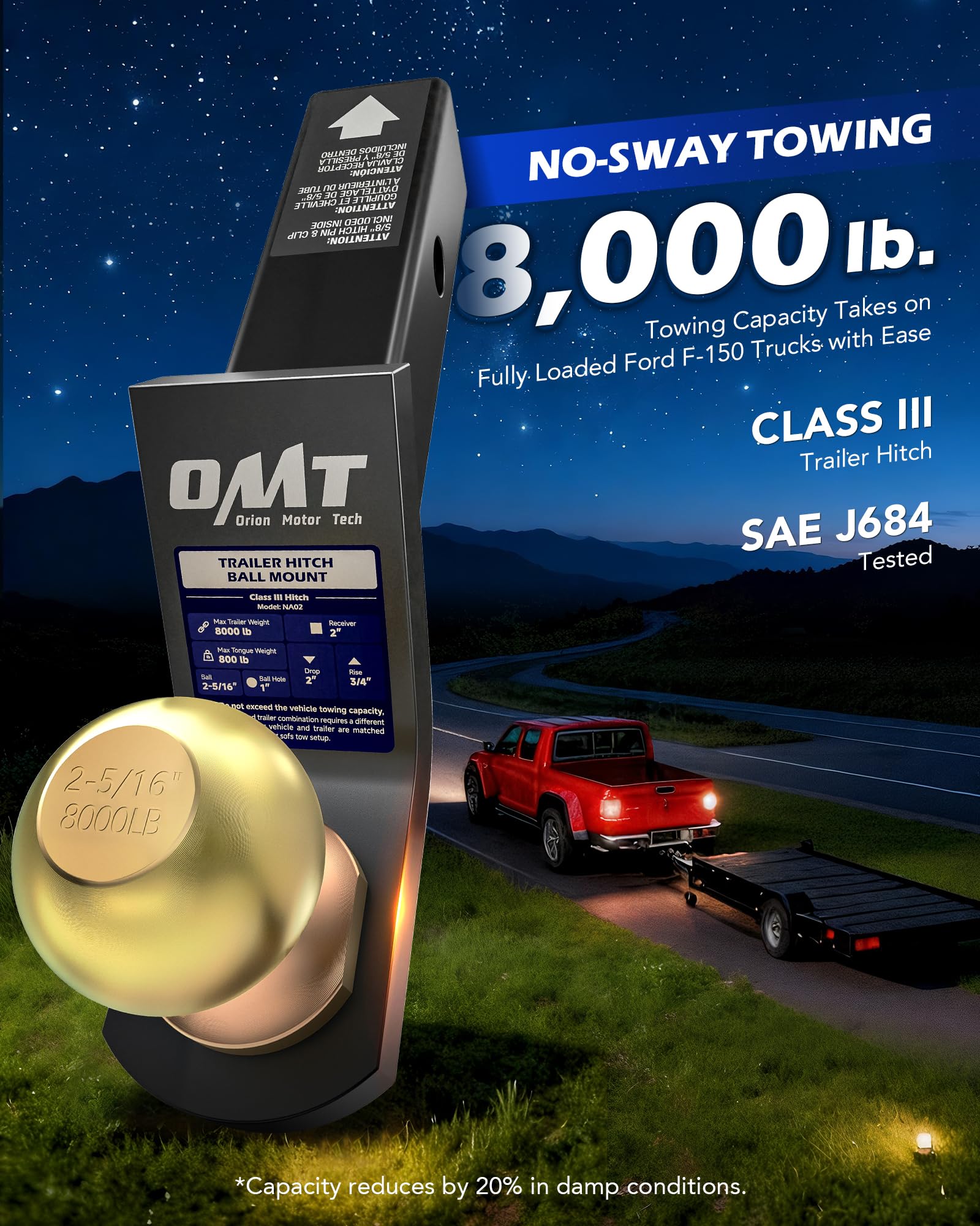Orion Motor Tech powder-coat texture close-up showing corrosion resistance benefit
