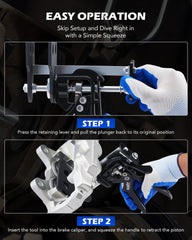 Orion Motor Tech caliper tool neatly stored in foam case for organized transport