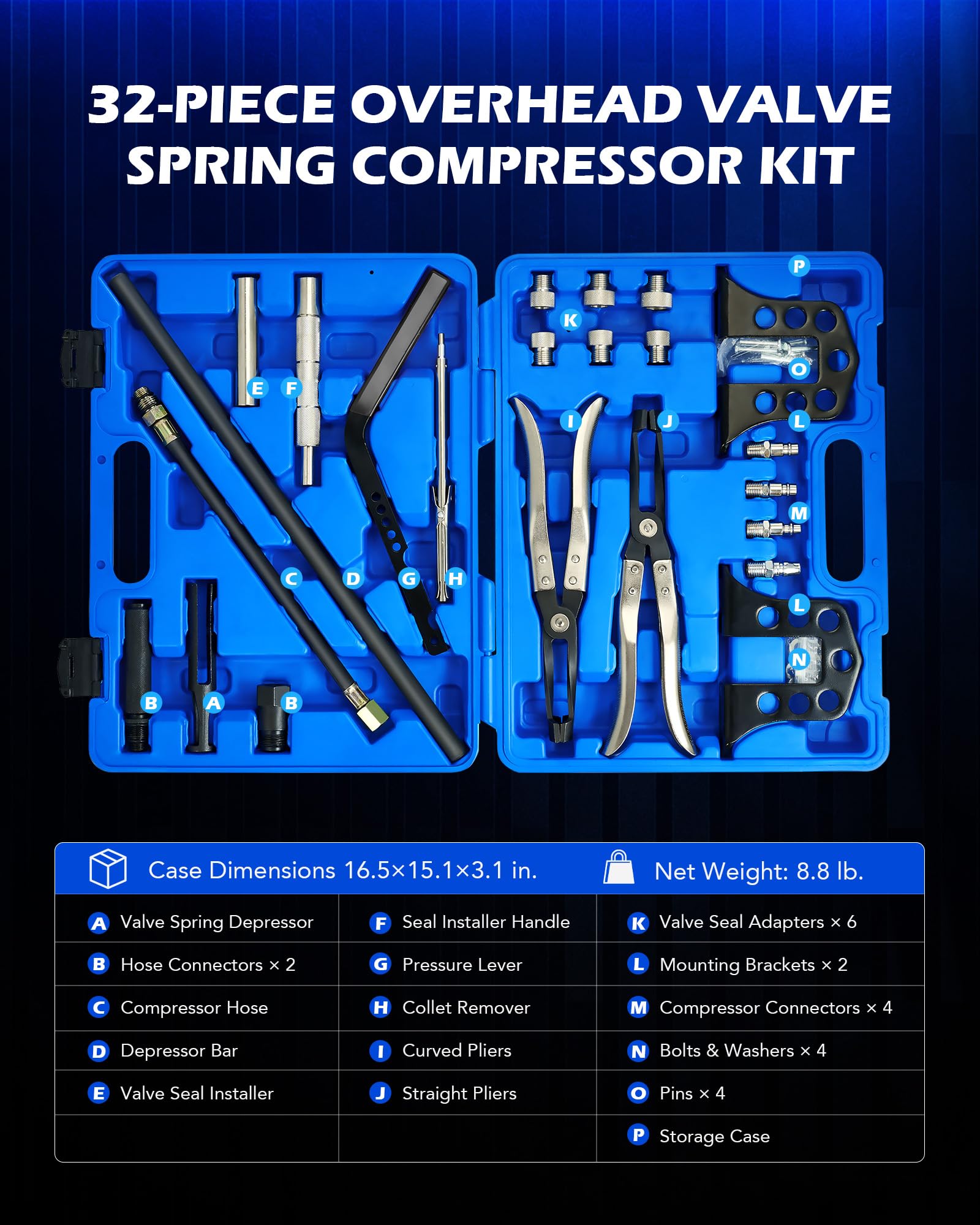 Orion Motor Tech tools closeup layout displaying organized components for efficient workflow and selection