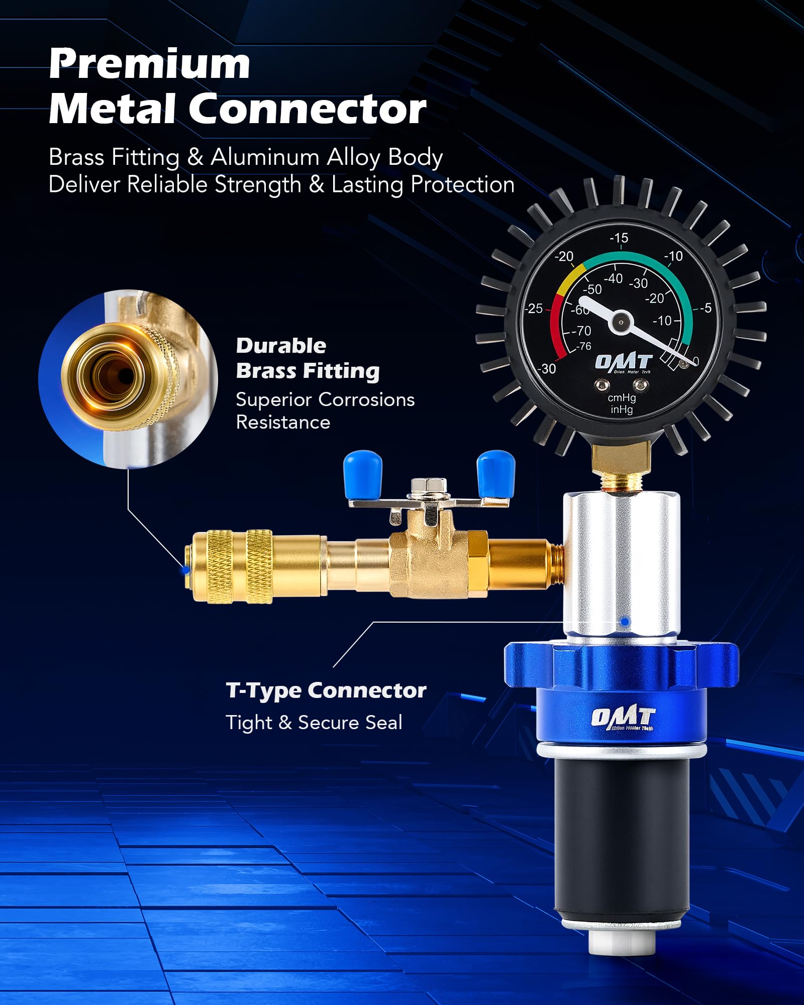 Orion Motor Tech thick transparent hose showing coolant flow visibility for accurate filling