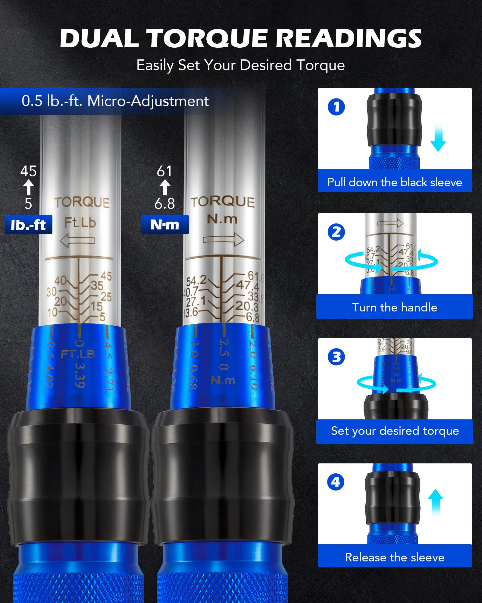 Orion Motor Tech universal joint and 10 inch extension demonstrating extended reach advantage