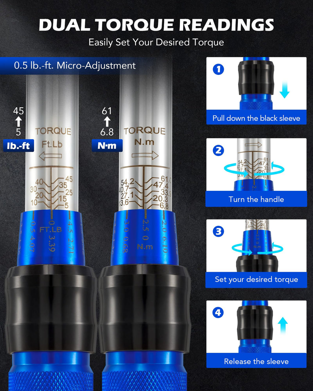 Orion Motor Tech universal joint and 10 inch extension demonstrating extended reach advantage