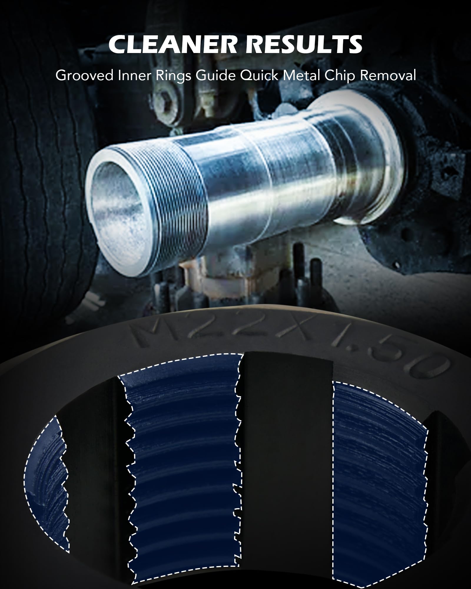 Orion Motor Tech die being used on an axle spindle for quick repair