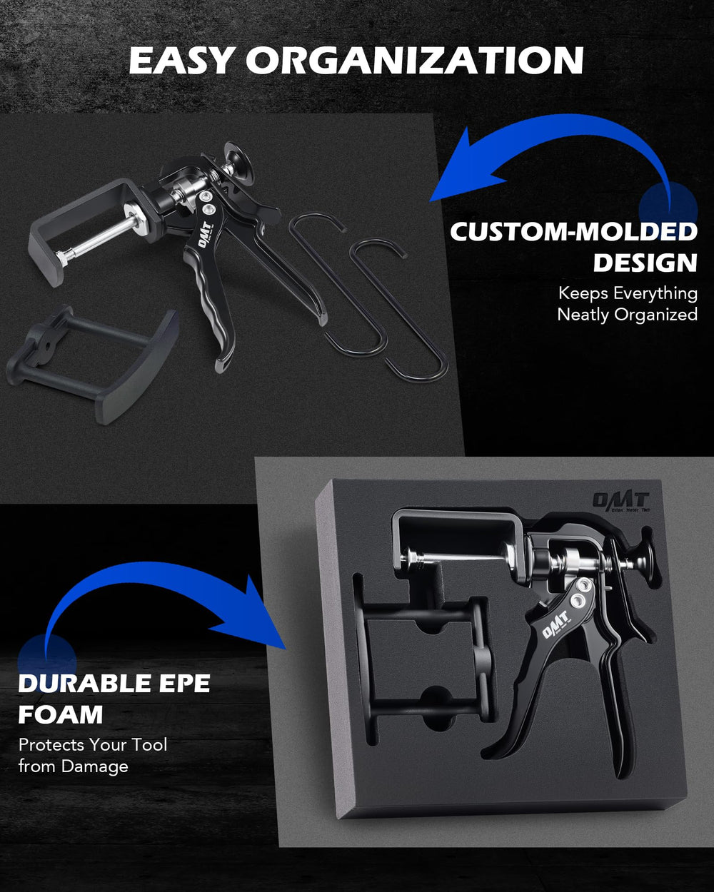 Orion Motor Tech material finish detail showing corrosion-resistant metal for long-lasting durability