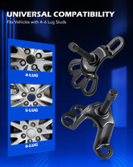 Orion Motor Tech puller in use on a front hub demonstrating safe removal
