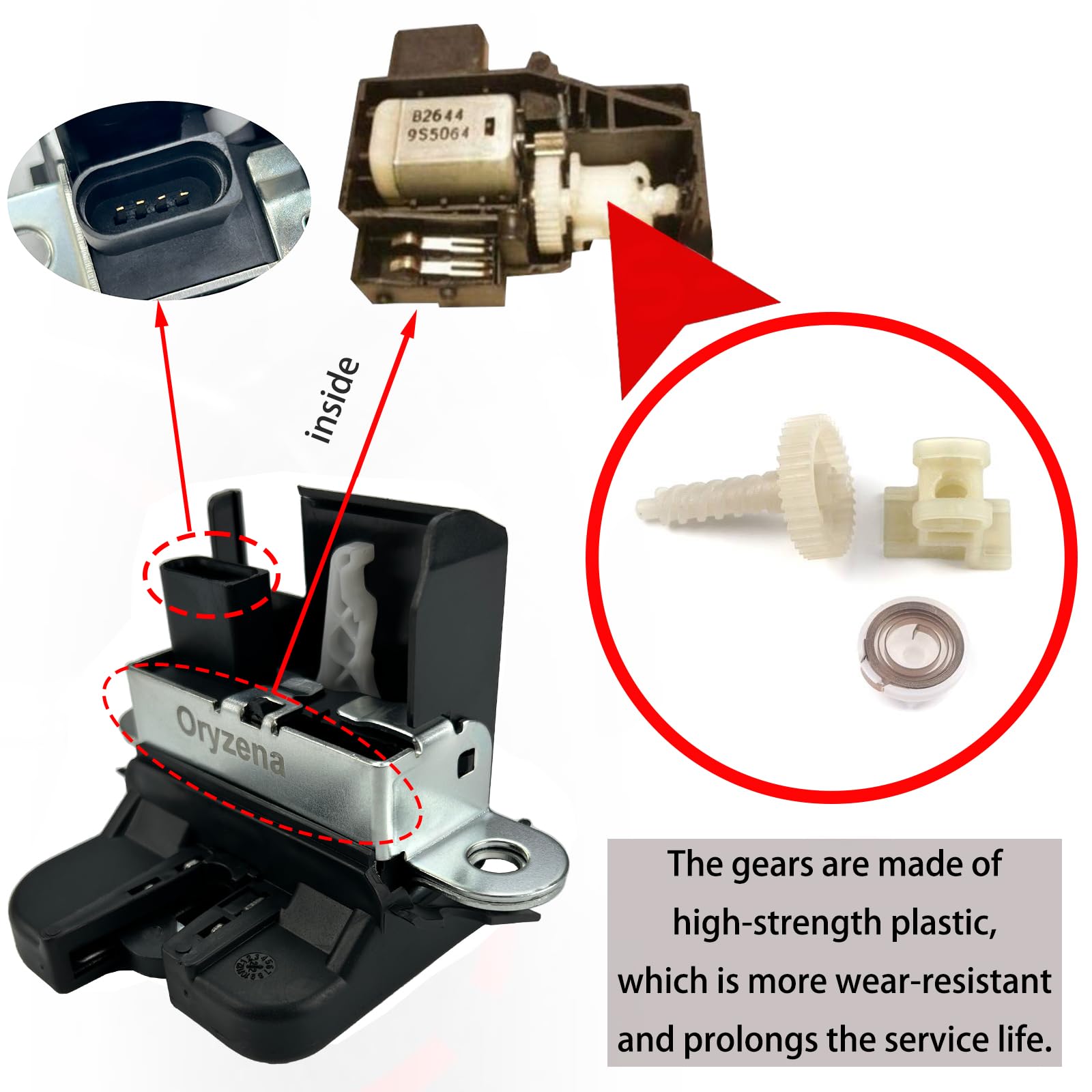 Oryzena detailed mounting points demonstrating precise alignment