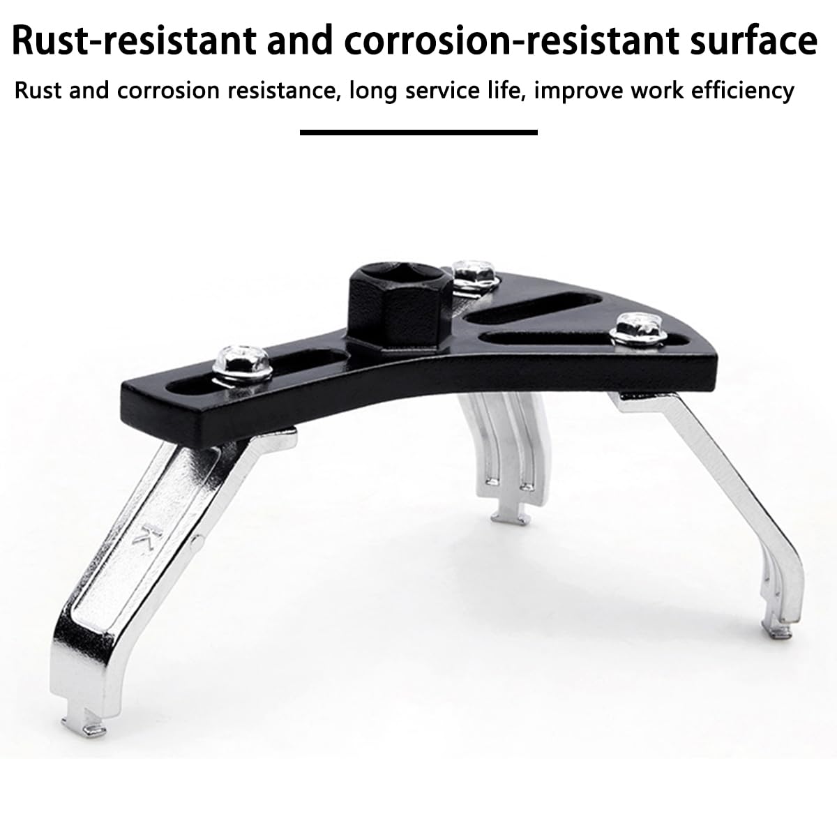 Osilly electroplated surface detail highlighting corrosion resistance and longevity