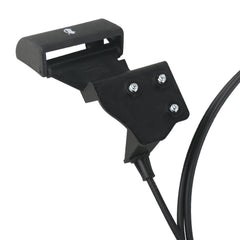 Osompar handle close-up showing textured plastic for secure grip and durability benefit