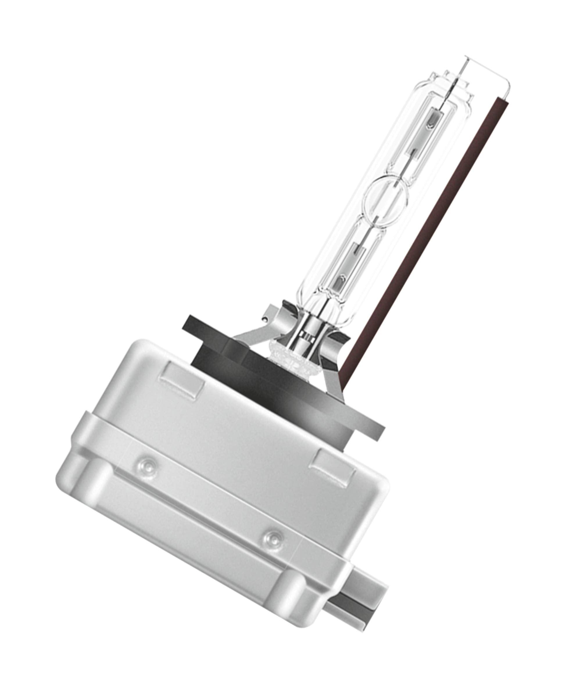 OSRAM D1S installed in headlight assembly demonstrating beam clarity benefit