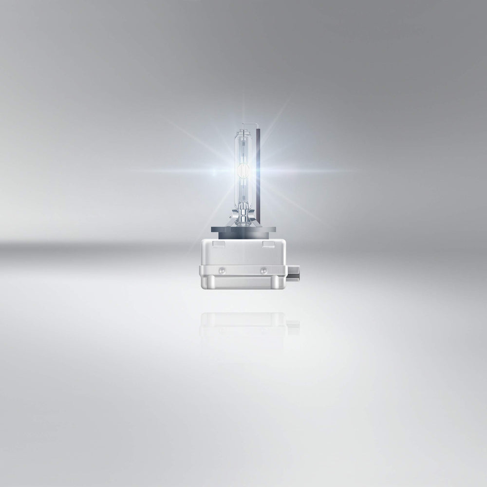 OSRAM D1S trust code label close-up showing QR code for online verification