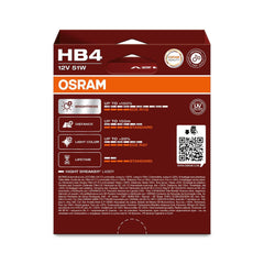 OSRAM Night Breaker Laser close-up of bulb with laser-engraved name, highlighting precision build
