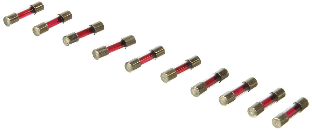 OTC pack front view showing ten bright red slim bulbs and clear labeling for easy replacement