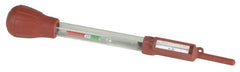 OTC 4619 front view showing float scale and thermometer for accurate readings