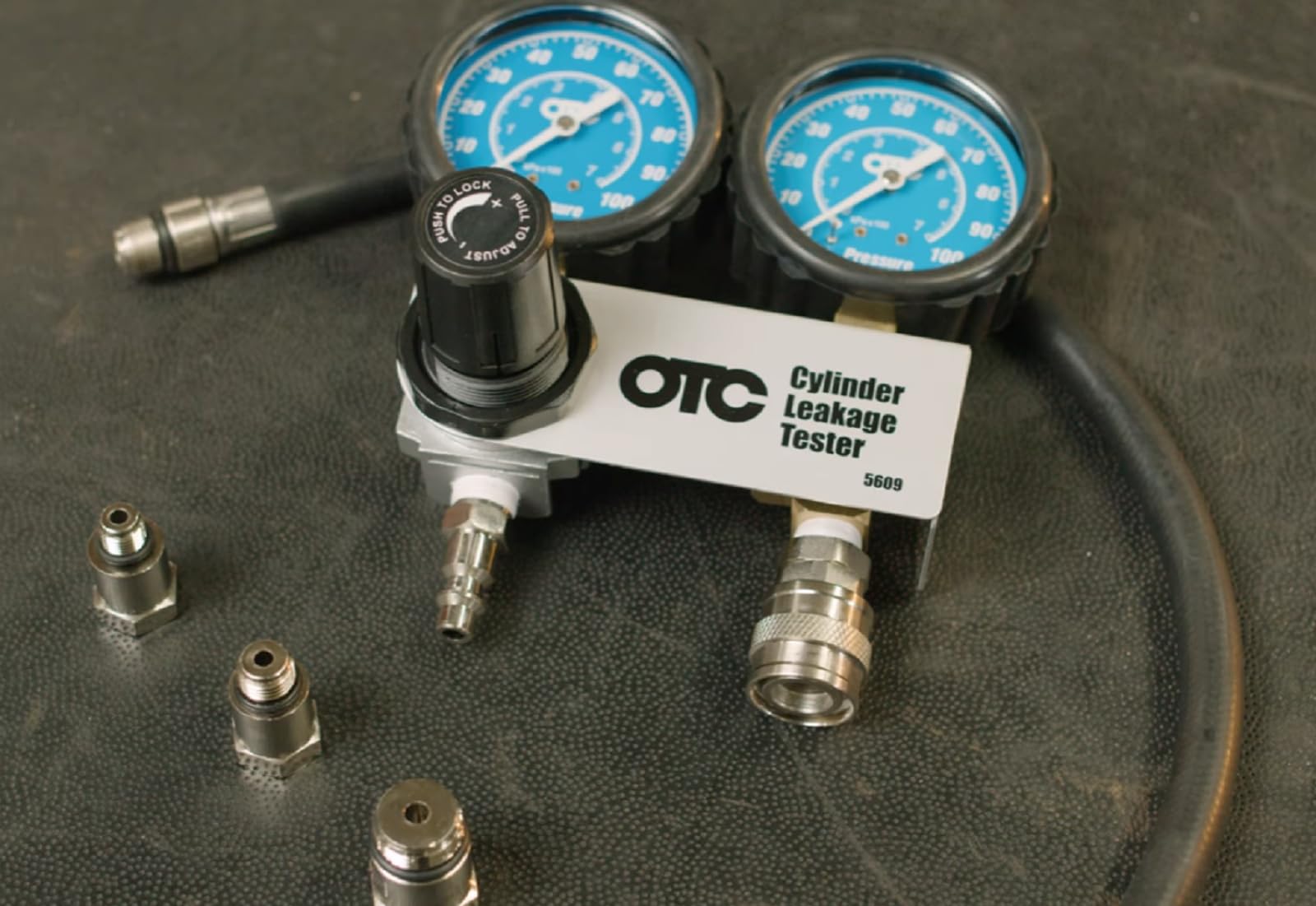 OTC 5609 kit in workshop showing quick setup and improved diagnostic speed