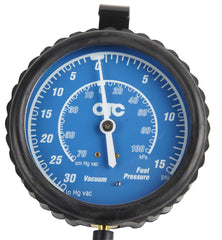 OTC 5613 in use on engine showing convenient hanging and hands-free readings