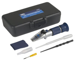 OTC refractometer front view showing scale and rugged case for accurate DEF testing