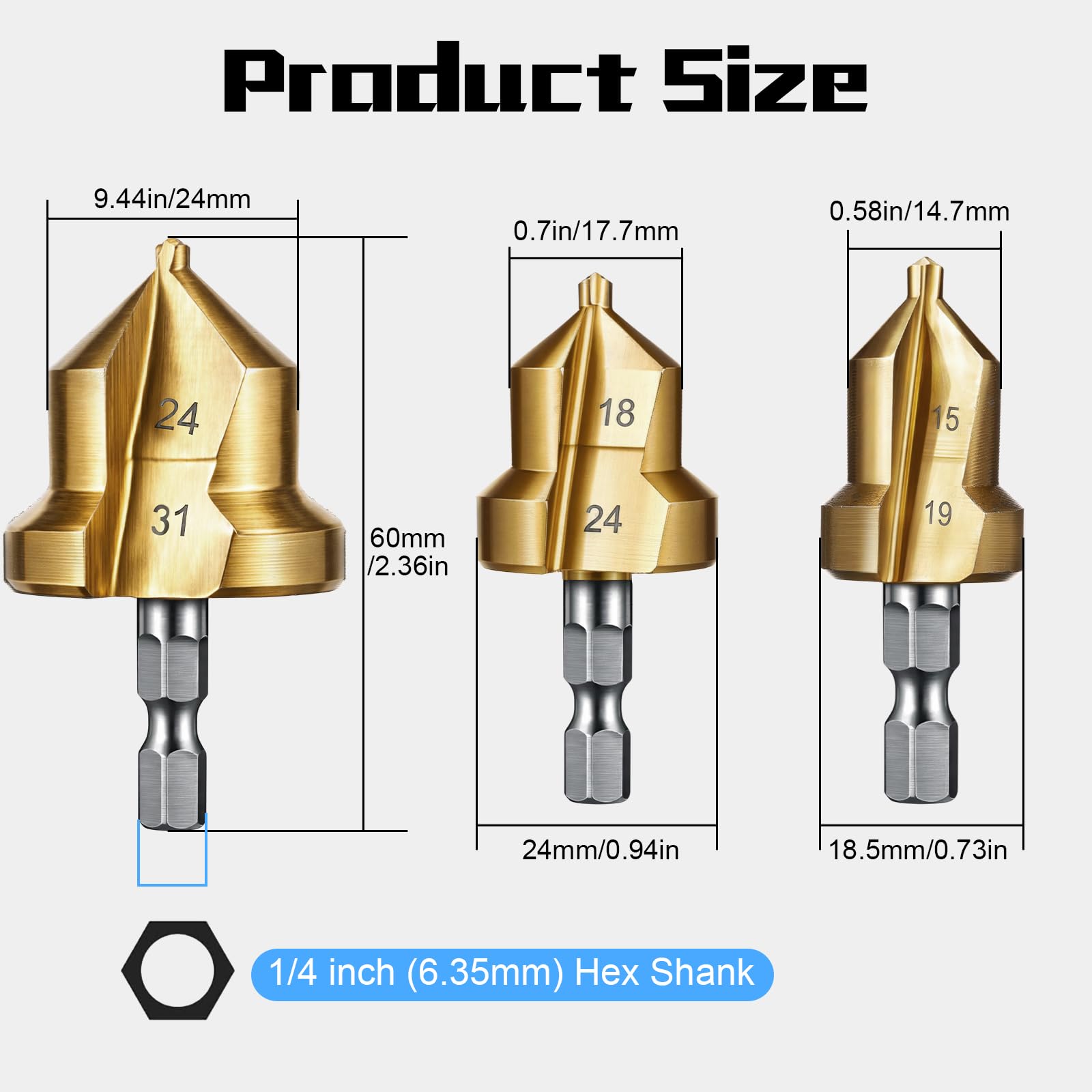 Otoolling detailed close-up of cutting teeth highlighting durable 40Cr alloy sharpness