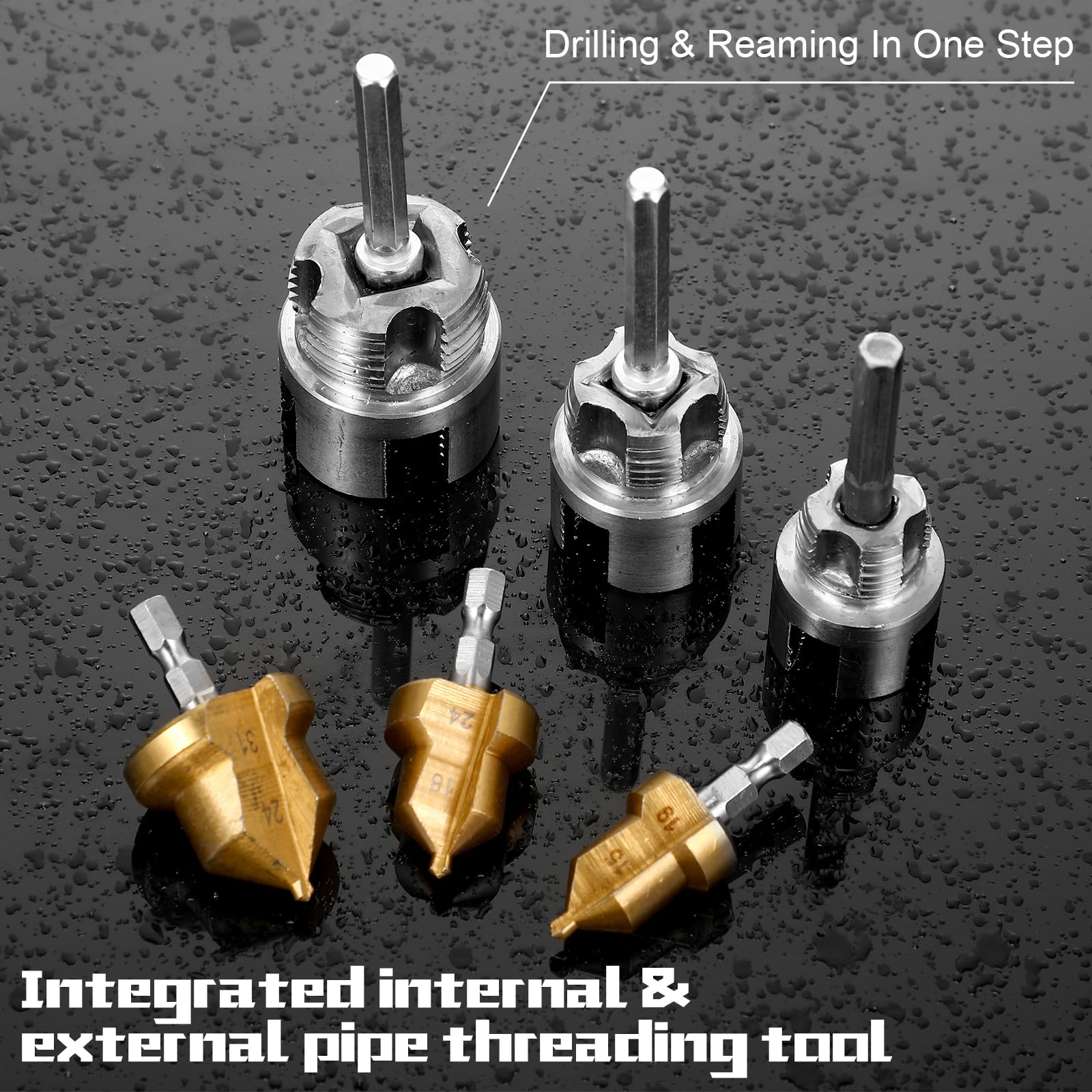 Otoolling lifestyle scene with technician repairing outdoor pipe showing practical utility