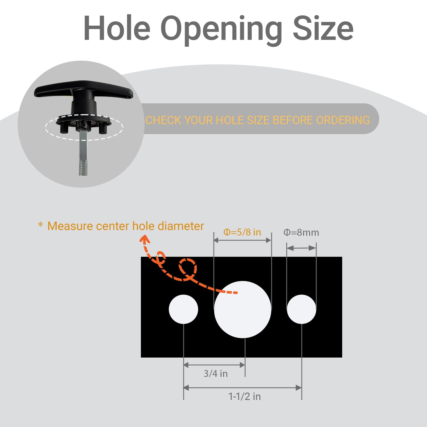 OTTOPO lock rod and bar detail showing sturdy zinc-plated steel for strength