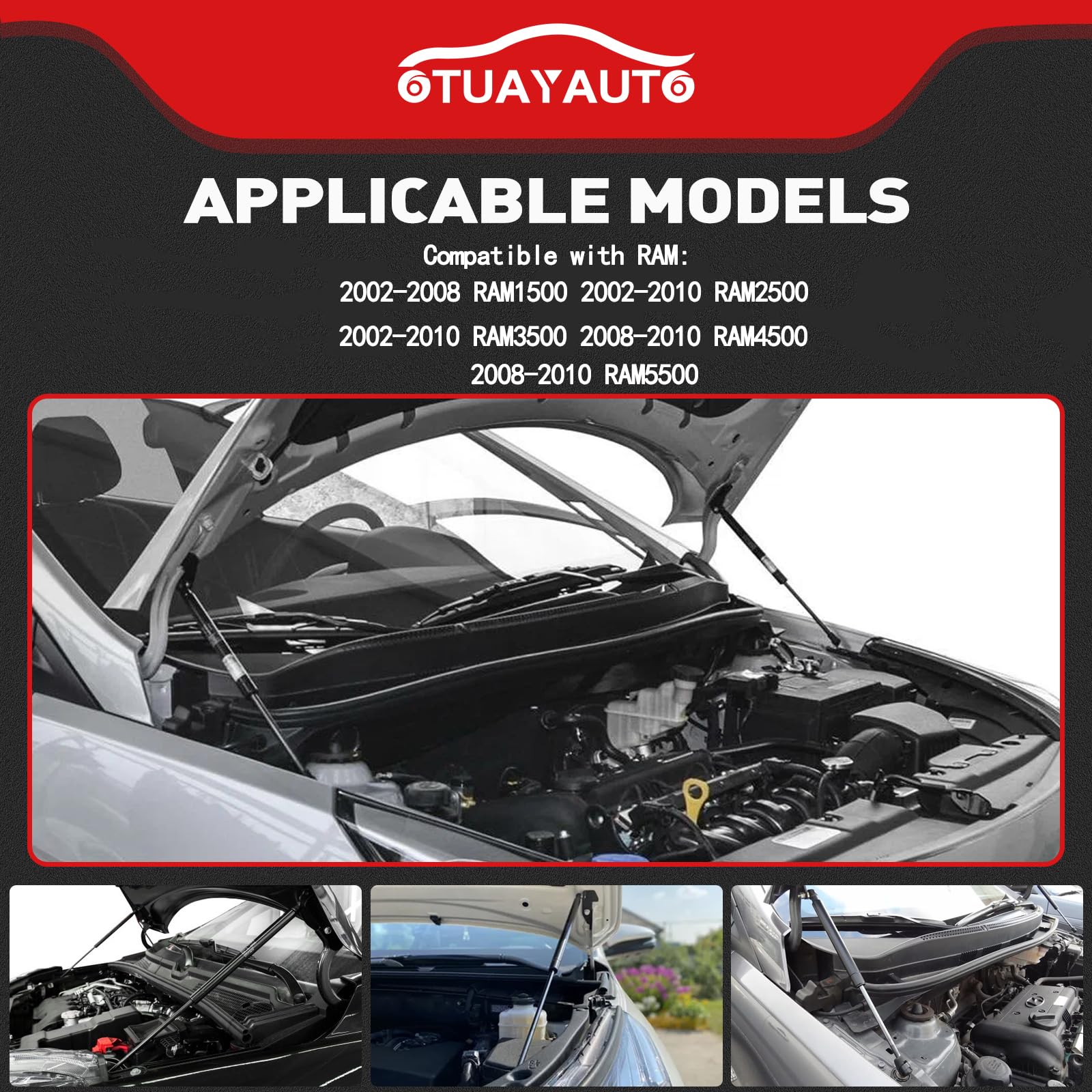 OTUAYAUTO close-up of strut stem and seal for reliable long life