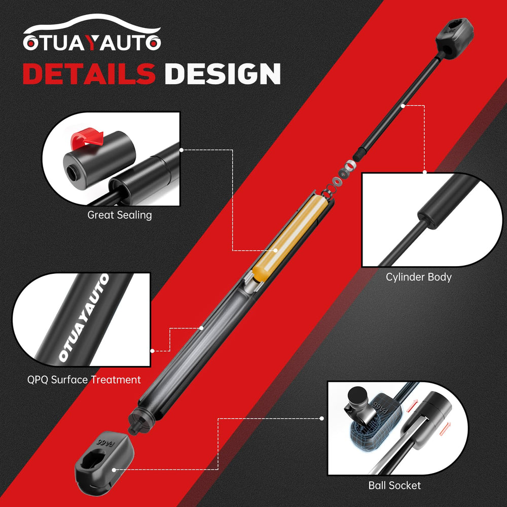 OTUAYAUTO hood strut installed on Dodge Ram demonstrating smooth lift