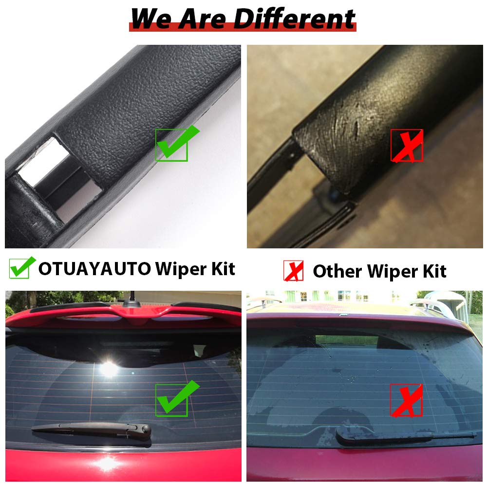 OTUAYAUTO installed on Ford Edge rear windshield demonstrating restored visibility