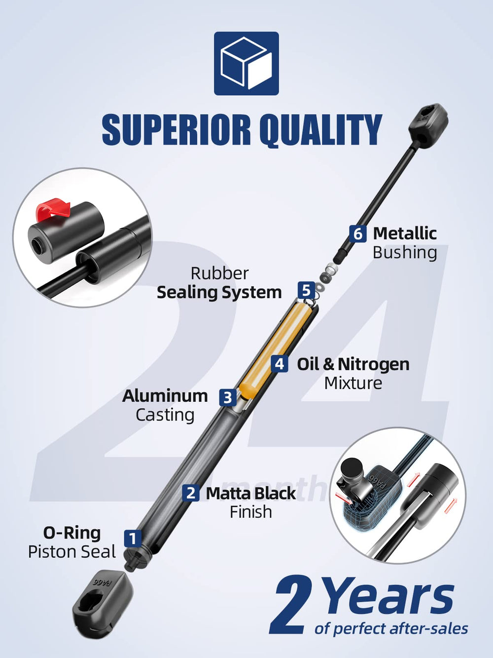 OTUAYAUTO included mounting brackets and screws laid out for quick installation