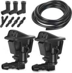 OTUAYAUTO front view of replacement washer nozzles showing precise fit and improved spray