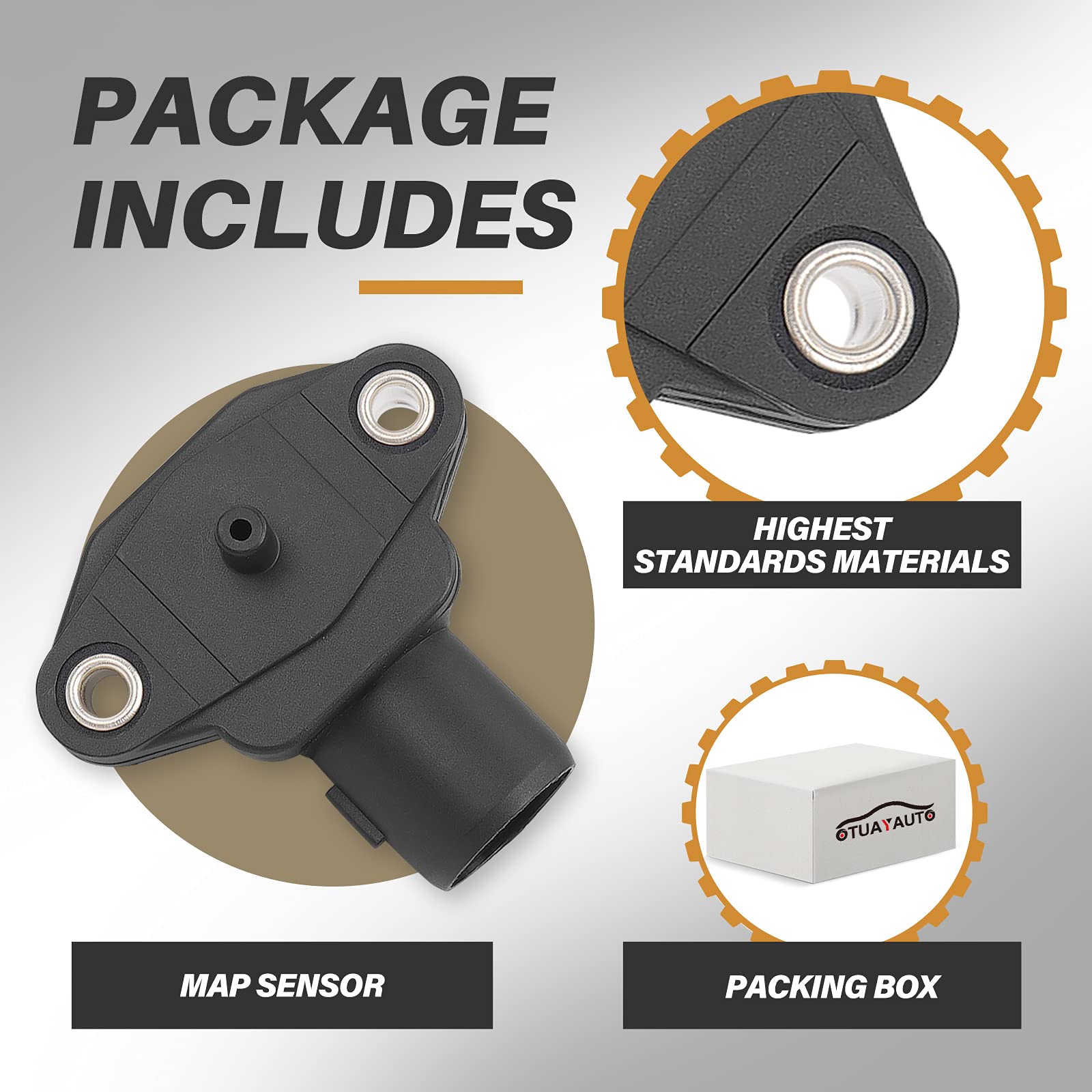 OTUAYAUTO packaging with OEM numbers for confident parts verification