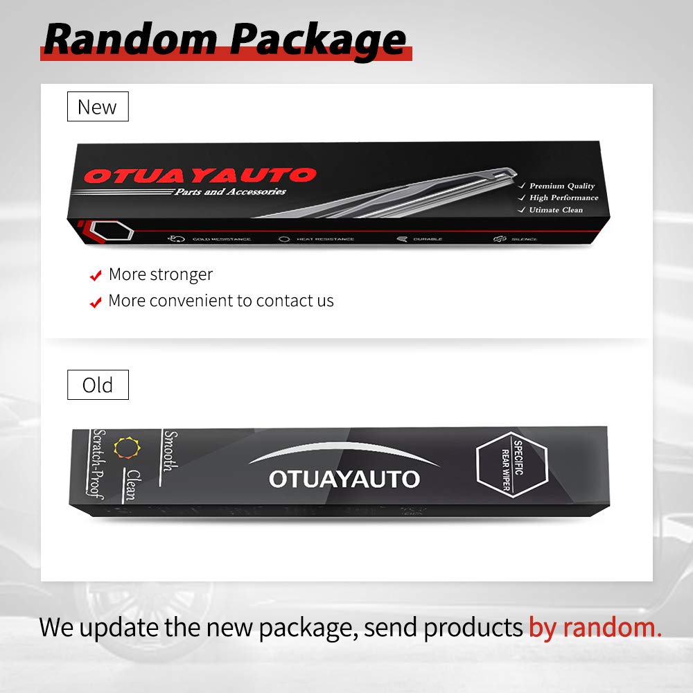 OTUAYAUTO size comparison showing 12" blade scale for correct selection