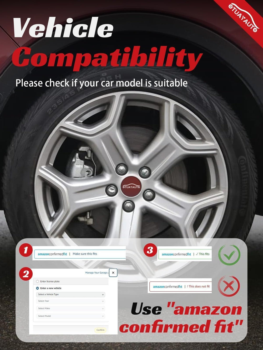 OTUAYAUTO lug nut beside ruler illustrating 37mm height and 21mm hex size for sizing clarity