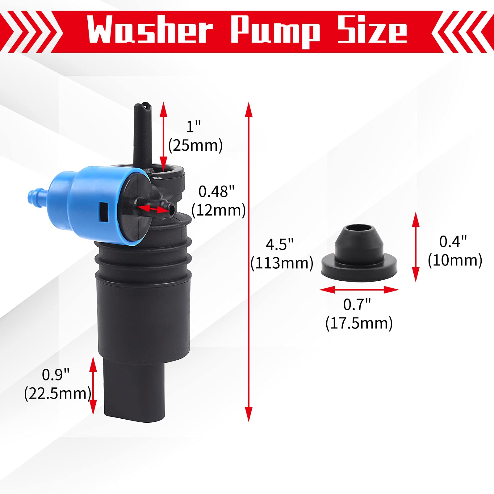 OTUAYAUTO rubber grommet and 3m hose kit included for leak-free install