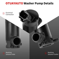 OTUAYAUTO pump installed under hood demonstrating direct-fit replacement benefit