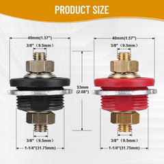 OUKENS close-up of brass stud shows durable conductivity and corrosion resistance