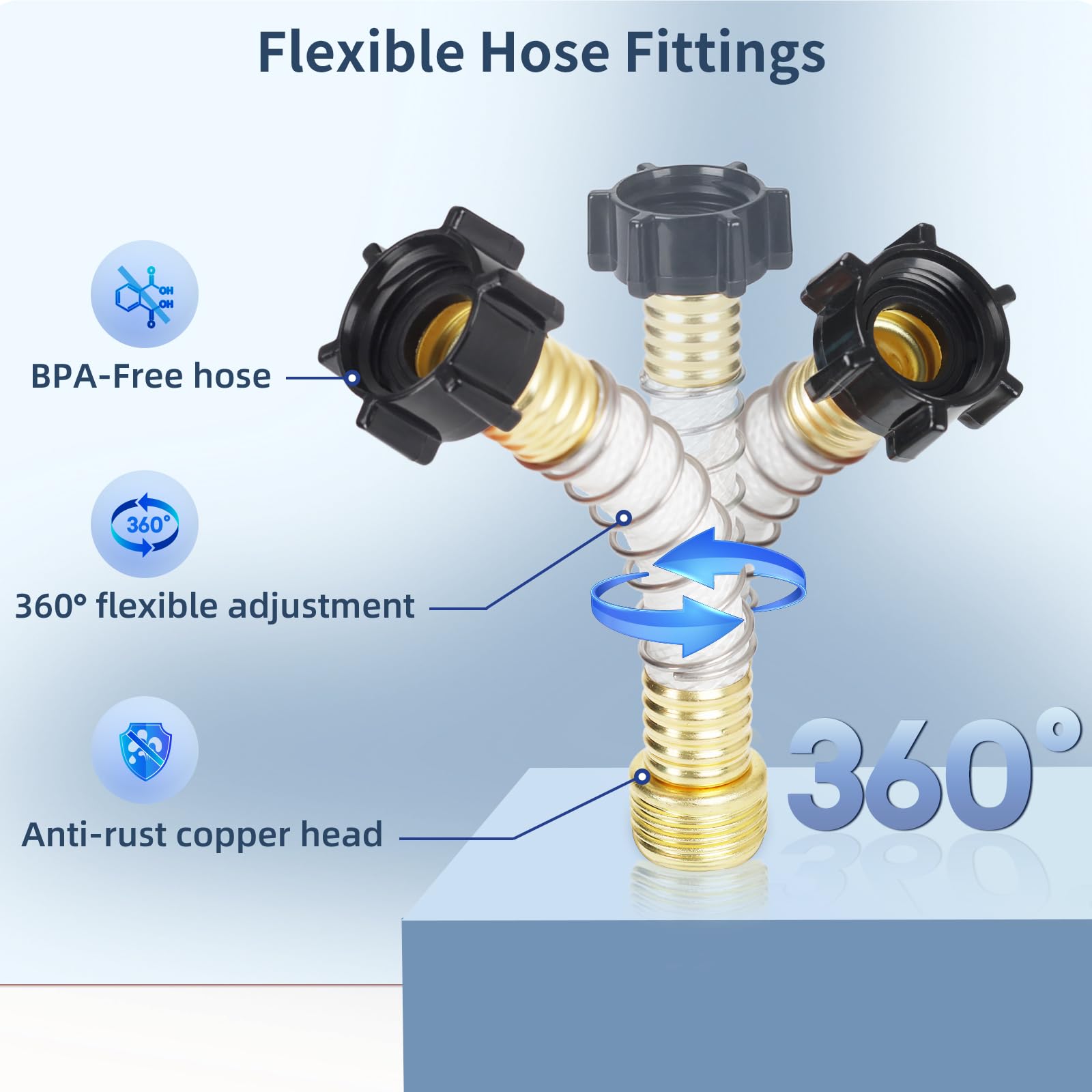 OULEME flexible hose protector texture protecting connection from wear