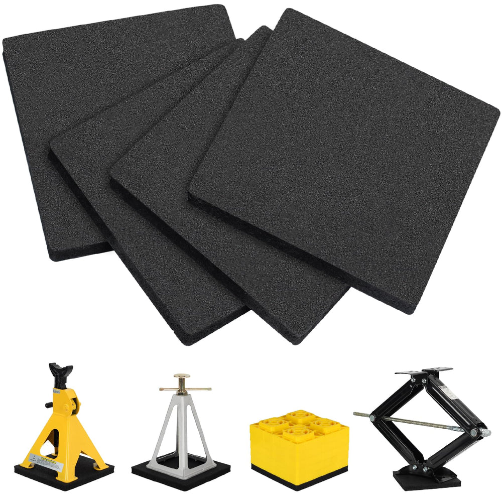 OULEME front view of four rubber pads showing pack and brand benefits
