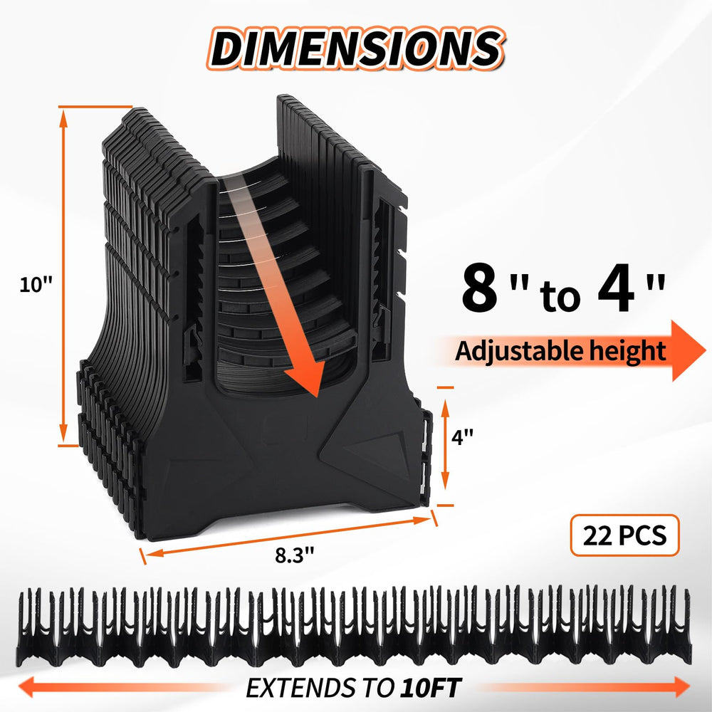 OULEME close-up of height adjustment stand showing quick slide and secure lock
