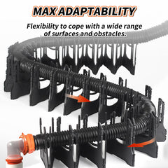 OULEME showing height adjustment slider with clear settings for precise hose clearance