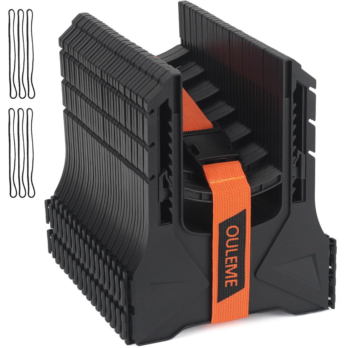 OULEME front profile of 15FT sewer hose support shows stable elevated routing